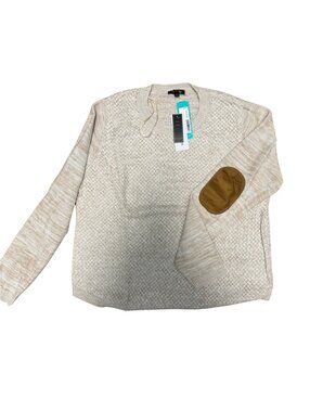 Lety & Me Beige Elbow Patch Sweater Size Large NWT from Stitch Fix